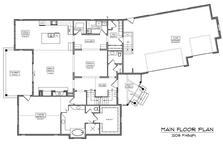 Image of main floorplan for The knoll