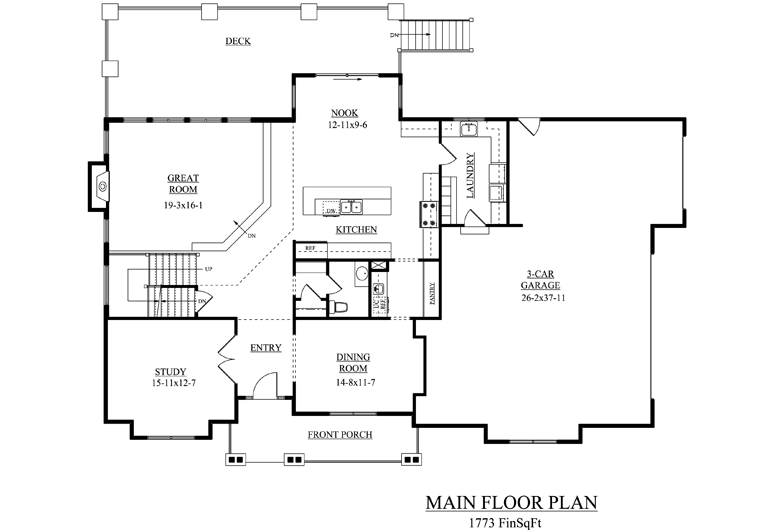 Image of main floorplan for The tallgrass