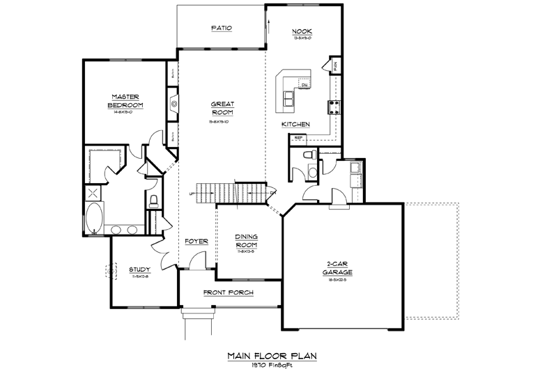 Image of main floorplan for The Woodland